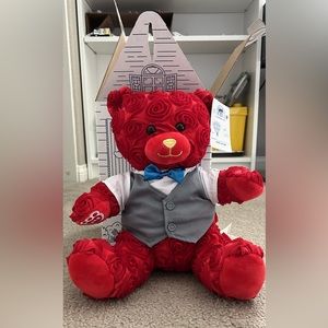 Build-a-bear Roses Teddy bear